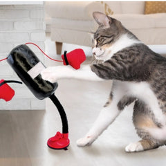 Cat Punching Bag Toy – Portable Interactive Kick & Scratch Toy for Cats