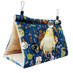 Xungieto Bird Nest Snuggle Hut – Warm Hanging Bird Bed for Parakeets & Parrots
