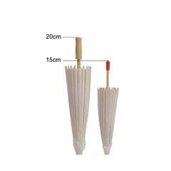 Vintage-Style Chinese Paper Umbrella for Crafts & Dance