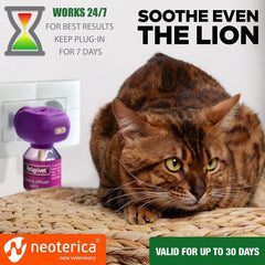 Cat Calming Pheromone Diffuser Kit – 2-Pack | Plug-In Anti-Anxiety Relief