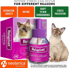 Cat Calming Pheromone Diffuser Kit – 2-Pack | Plug-In Anti-Anxiety Relief