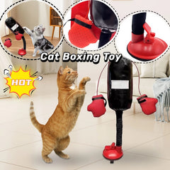 Cat Punching Bag Toy – Portable Interactive Kick & Scratch Toy for Cats