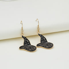 Halloween Novelty Cartoon Bat Cat Earrings for Women