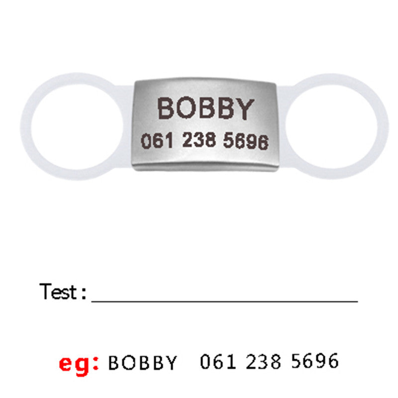 Custom Engraved Pet ID Tag | Personalized Dog & Cat Name Tag – Multiple Colors & Sizes