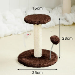 Small Cat Climbing Frame with Sisal Scratching Post