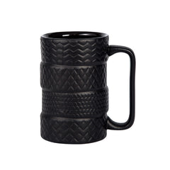 Large Capacity Tire-Shaped Ceramic Novelty Mug