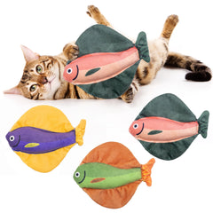 Maiiu Catnip Fish Toys – 3-Pack Crinkle Kicker Toys for Cats