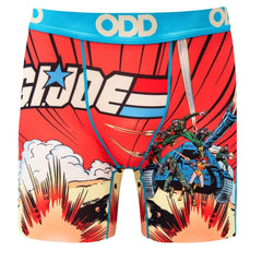 Odd Sox Mens Boxer Brief G.I. Joe Retro Fun Novelty Underwear XX-Large