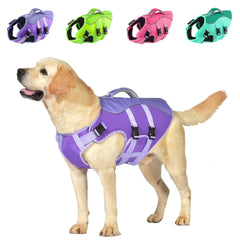 Petglad Reflective Dog Life Jacket with Rescue Handle