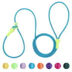 Slip Lead Dog Leash for Small Dogs 5.9Ft Lightweight Dog Training Leash Slip Leads for Dogs No Pull Dog Leash 8 Colors Classic Puppy Leash Rope Dog Leash