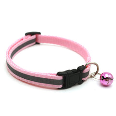 Reflective Cat Collar with Bell | Safety Collar for Cats & Kittens – 11 Colors