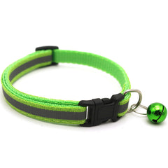 Reflective Cat Collar with Bell | Safety Collar for Cats & Kittens – 11 Colors