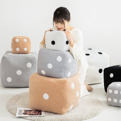 Cross-Border Novelty Dice-Shaped Floor Cushion Pillow