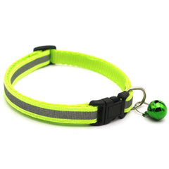 Reflective Cat Collar with Bell | Safety Collar for Cats & Kittens – 11 Colors