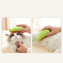 Pet Grooming Brush Set for Dogs & Cats – Soft Bristle Deshedding Brush