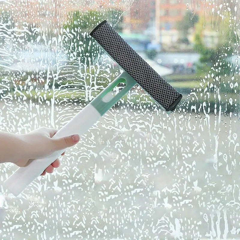 3-in-1 Spray Glass Cleaner & Double-Sided Squeegee