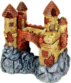 Exotic Environments Castle with Bridge Aquarium Ornament