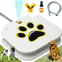 Paw-Activated Outdoor Dog Water Fountain
