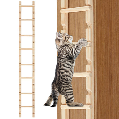 4-Piece Cat Climbing Ladder Set – Wall Shelves & Stairs for Indoor Cats
