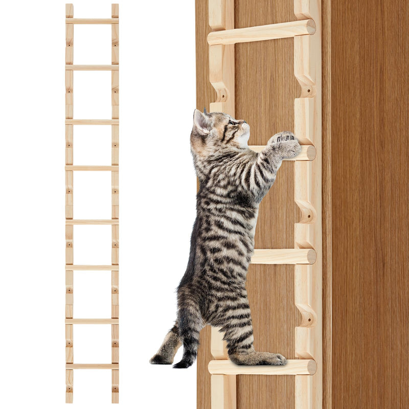 4-Piece Cat Climbing Ladder Set – Wall Shelves & Stairs for Indoor Cats