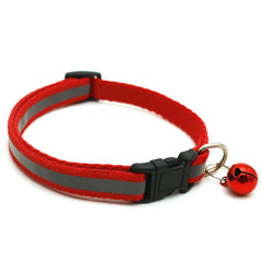 Reflective Cat Collar with Bell | Safety Collar for Cats & Kittens – 11 Colors