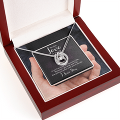 Dancing CZ Pendant Necklace – White Gold Plated Soulmate Gift