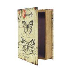 Butterfly Faux Book Storage Box