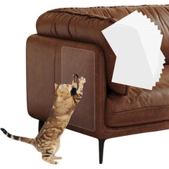 Cat Scratch Furniture Protector - Couch Protector from Cat Claws Anti-Scratch Leather Sofas Protection Easy to Remove & No Trace 8 Pack