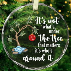 BSQUIELE Christmas Tree Ornament 2024 - Its Not Whats Under The Tree Ornament - Christmas New Year Ornament Gifts For Family Coworker Kid Women Men Grandson Granddaughter
