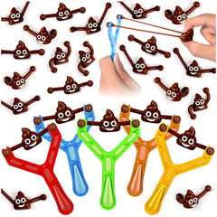 KXCOFTXI 50 Pcs Finger Slingshot Novelty Toys Toy Poop for Halloween Fake Poop for Novelty Toys and Amusements Halloween Poop Rubber Spoof Toy for School Party Friends Gathering