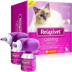 Cat Calming Pheromone Diffuser Kit – 2-Pack | Plug-In Anti-Anxiety Relief