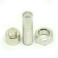 Screw-Shaped Metal Pill Box and Storage Container