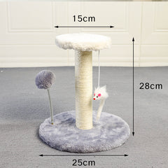 Small Cat Climbing Frame with Sisal Scratching Post