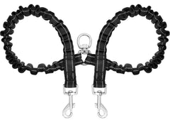 Reflective Double Dog Leash – No-Tangle Dual Training Leash for Medium & Large Dogs