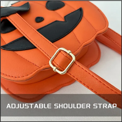 Halloween Pumpkin Crossbody Bag - Novelty Shoulder Purse for Women