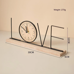 Decorative Table Clock Ornament