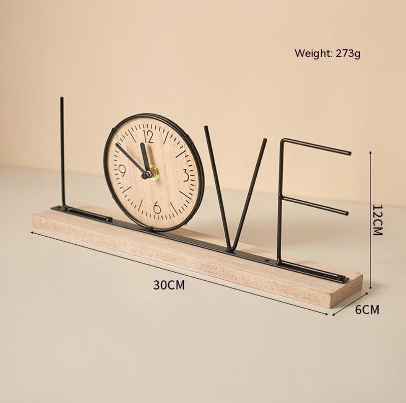 Decorative Table Clock Ornament