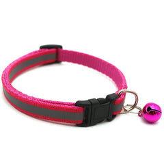 Reflective Cat Collar with Bell | Safety Collar for Cats & Kittens – 11 Colors