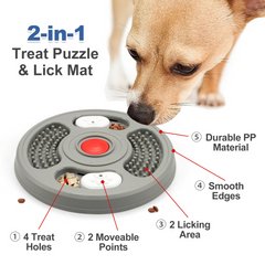 Dog Licking Mat & Treat Dispenser