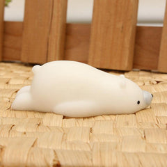 Stress Relief Arctic Bear Toy - Novelty Squeeze Toy