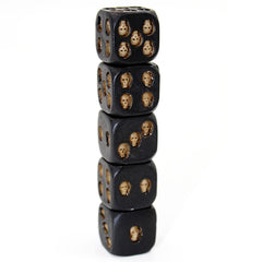 Black Skull Dice Game - Creative Party Novelty Toy