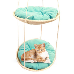 Cat Hammock & Climbing Frame with Cozy Cat Bed