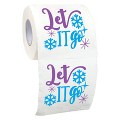 Christmas Novelty Toilet Paper – "Let It Go" Funny Gag Gift