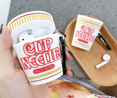 Novelty Cup Noodle Earphone Case for Apple AirPods