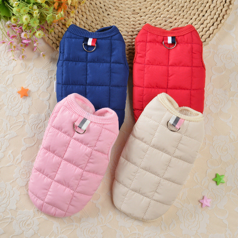 Korean Minimalist Pet Sweater for Dogs & Cats – 4 Colors, XS–XXL