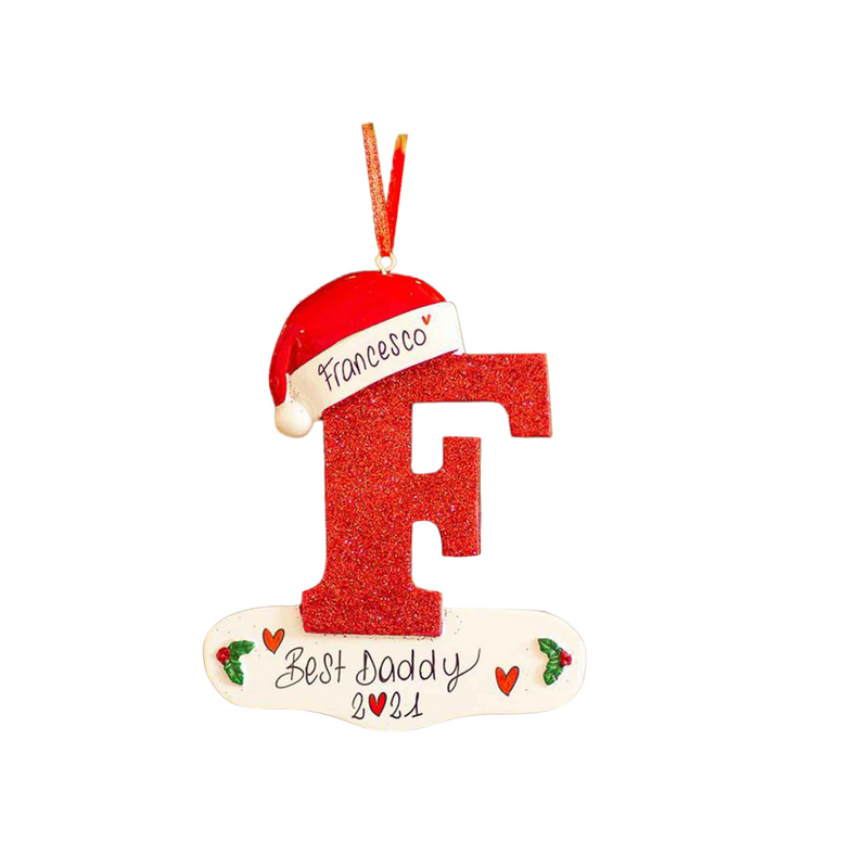English Letters Christmas Letters Decorative Pendant