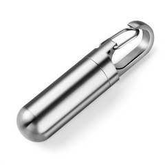 Portable Waterproof Stainless Steel Pill Box