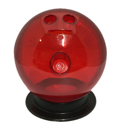 Sierra Novelty Bowling Stuff Bowling Ball Coin Bank with Stand (Red)