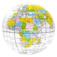 Rhode Island Novelty 16-Inch Clear Inflatable Globe